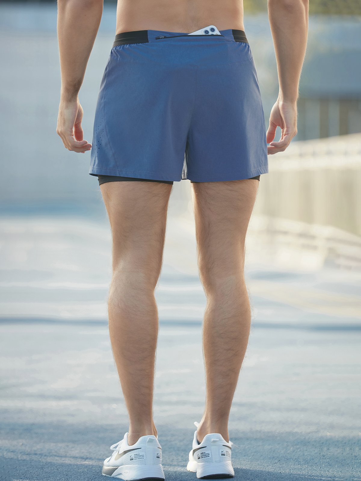 Shorts Base 2 in 1 Gefüttert