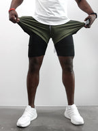 Evolution 2-in-1 Mesh Shorts mit Innenfutter