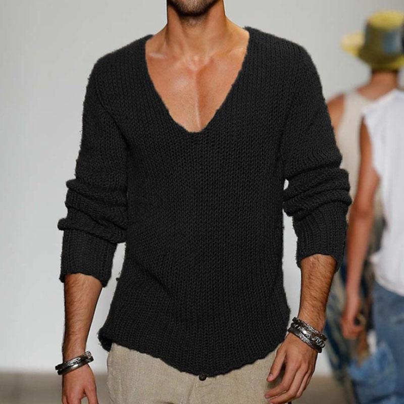 Talon - Herren Pullover Mit V Ausschnitt Und Strickmuster