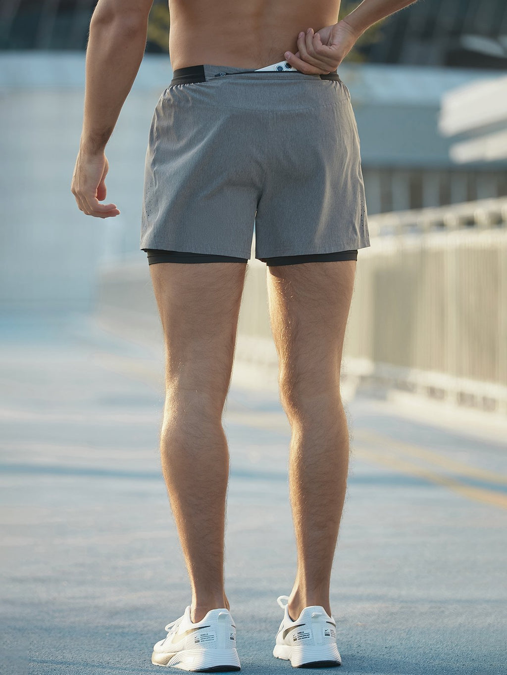 Shorts Base 2 in 1 Gefüttert