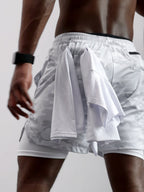 Evolution 2-in-1 Mesh Shorts mit Innenfutter