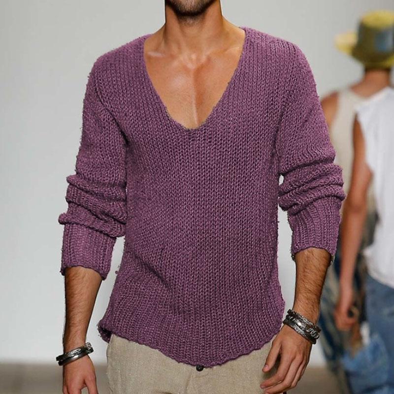 Talon - Herren Pullover Mit V Ausschnitt Und Strickmuster