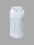 Ärmelloses T-shirt mit Kapuze