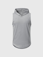 Ärmelloses T-shirt mit Kapuze
