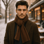 Gestrickter Schal für Unisex aus Kaschmir - Sivelle