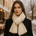 Gestrickter Schal für Unisex aus Kaschmir - Sivelle