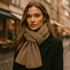 Gestrickter Schal für Unisex aus Kaschmir - Sivelle