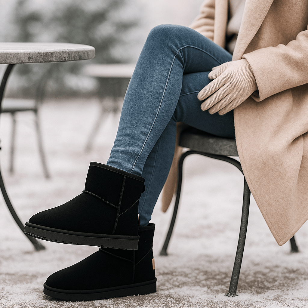 Damen-Stiefeletten mit Wildleder-Effekt - Nalvine