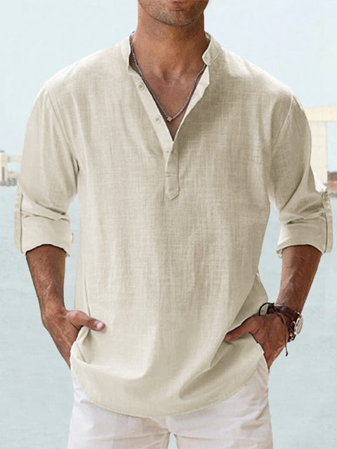Leo - Leichtes Leinen-Sommerhemd – Luftig, stilvoll und perfekt für warme Tage
