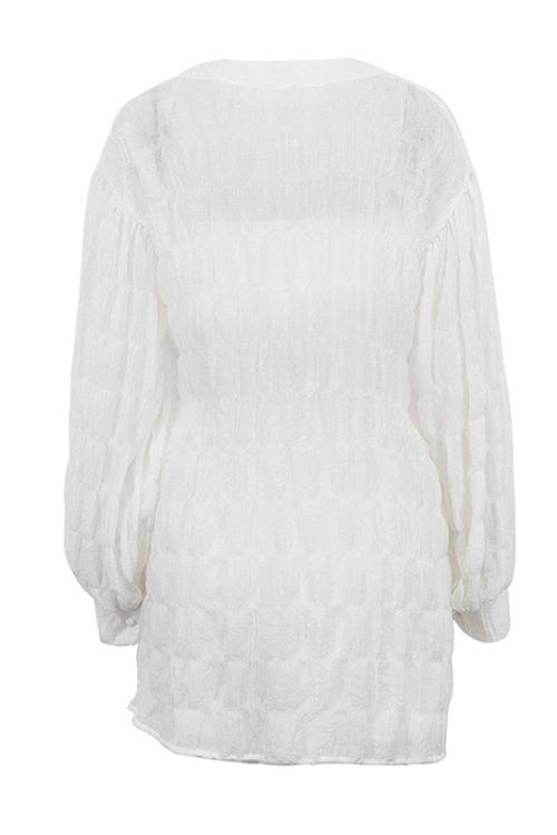 Leylani Dreiteiliges Set aus strukturiertem Chiffon