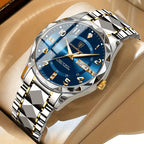 Klassische Analoguhr mit elegantem Metallarmband