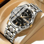 Klassische Analoguhr mit elegantem Metallarmband