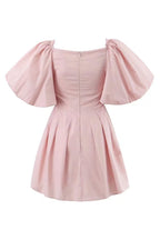 Lydia - Minikleid mit Schleife und Puffärmeln