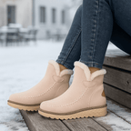 Damenstiefeletten mit Plüsch-Effekt - Olyane
