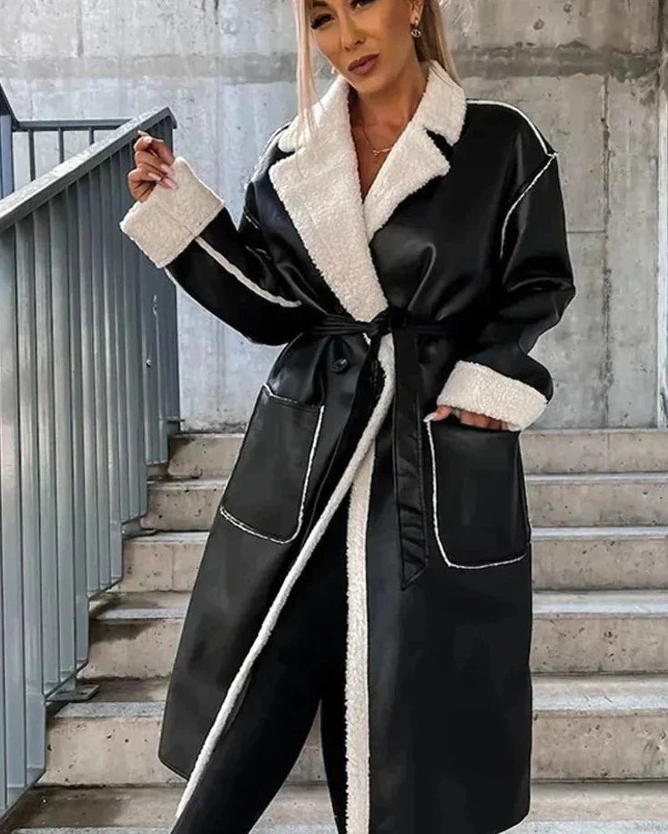 Lederjacke mit praktischen Taschen