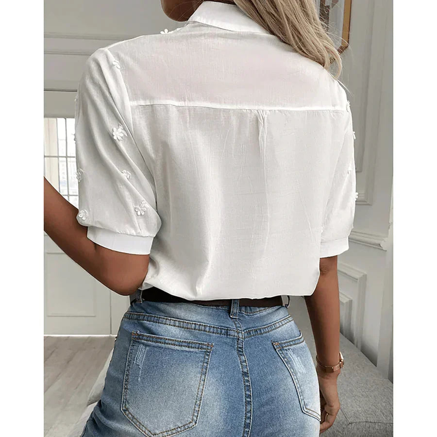 Elena Spitzenbluse Damen – Raffiniert und Romantisch