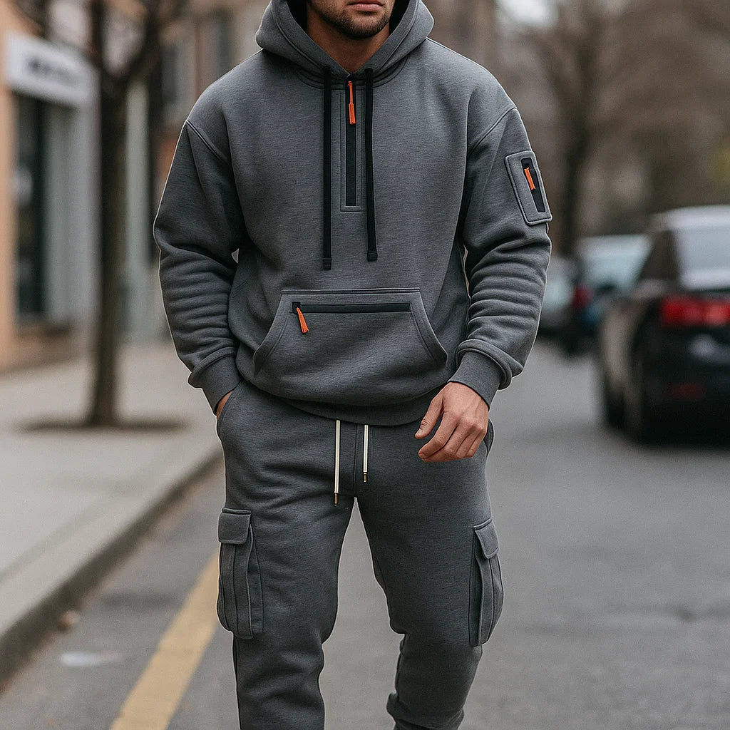 Sweatshirt und Cargohose für Männer - Keiran