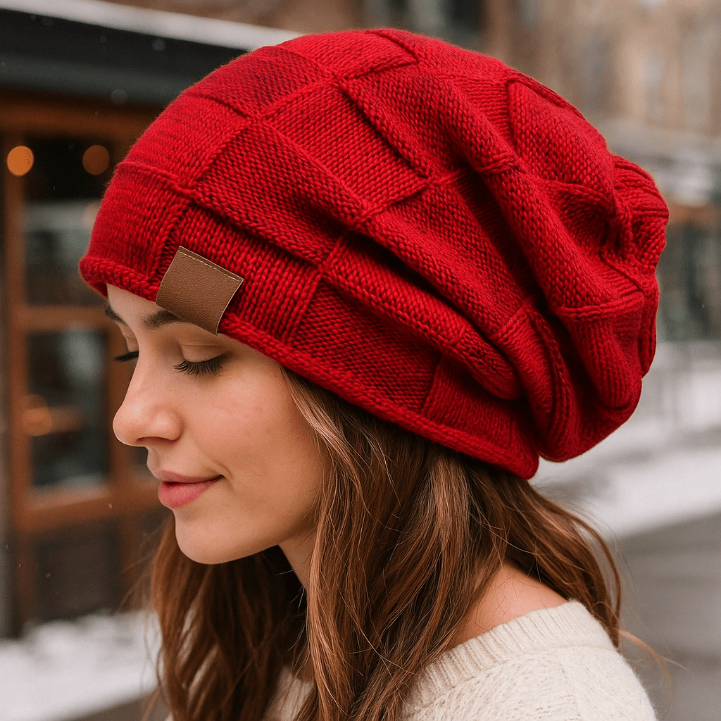 Unisex Thermomütze mit Strickeffekt - Mevall