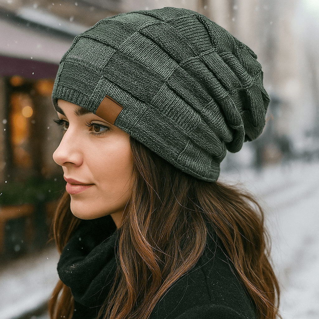 Unisex Thermomütze mit Strickeffekt - Mevall