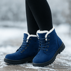 Damen-Stiefeletten mit Plüsch-Effekt - Lirenne