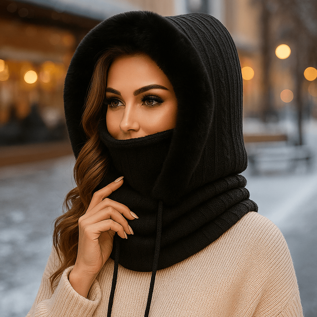 Kapuzenschal für Frauen Winterschal - Elrian