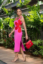 Ophelia - Midikleid mit Blumendruck