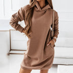 KALIE - Kleid mit Kapuze