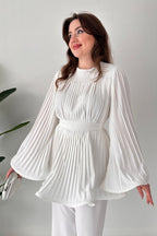 Elenor - Elegantes Damen-Sommer-Set Oberteil + Hose