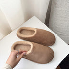 Damen-Stoffpantoffeln mit flauschigem Futter - Yrsa