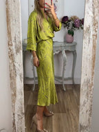 Camilla - Zweiteiliges bedrucktes Casual-Set