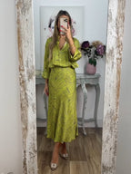 Camilla - Zweiteiliges bedrucktes Casual-Set