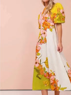 Robertana - Maxikleid mit Blumenmuster