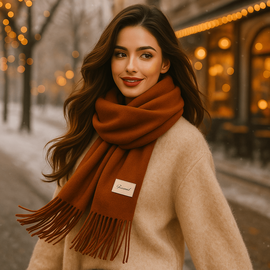 Winter-Wickeltuch für Frauen - Merial