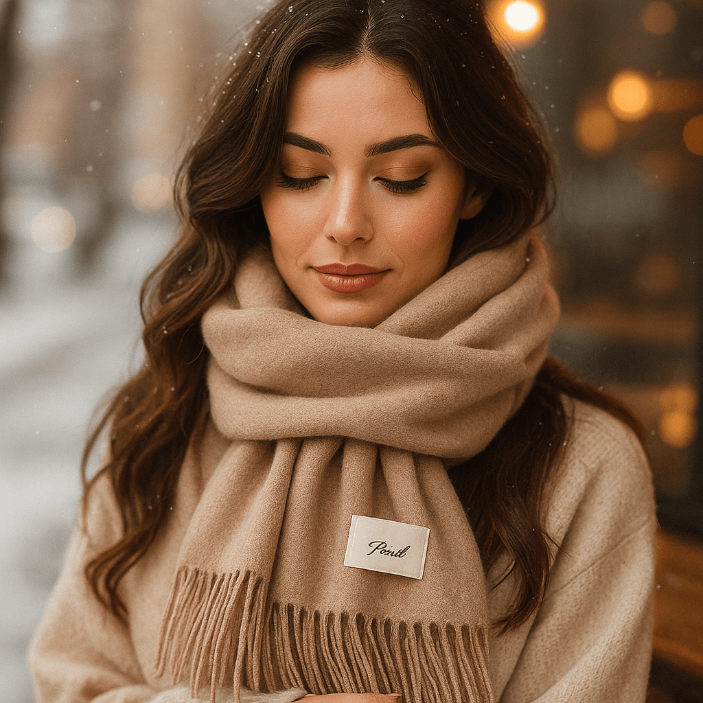 Winter-Wickeltuch für Frauen - Merial