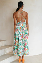 Edith - Bedrucktes Flare Midikleid