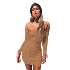 Laurette - Sexy Bandage-Kleid mit freien Schultern