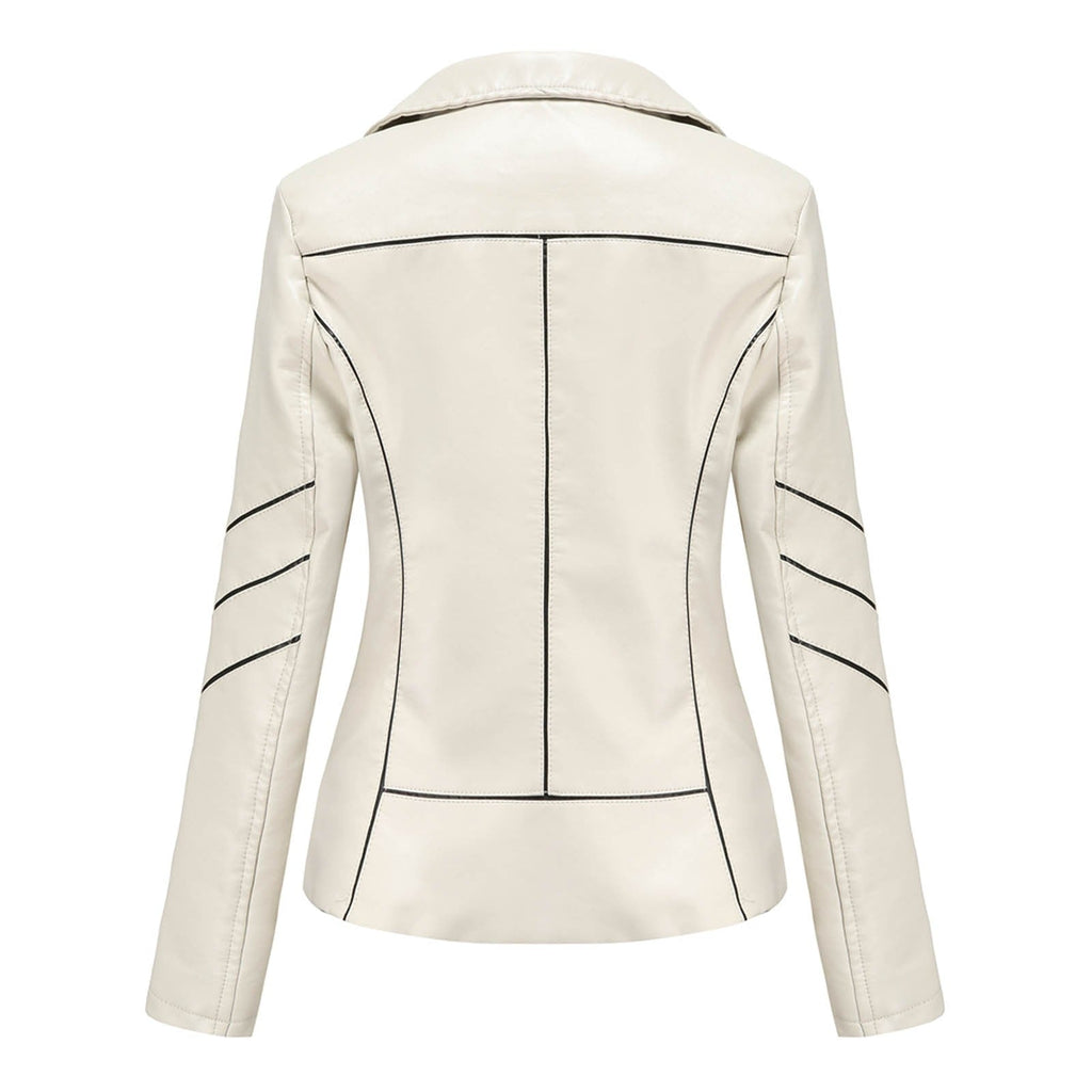 Lässiger Lederblazer