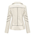 Lässiger Lederblazer