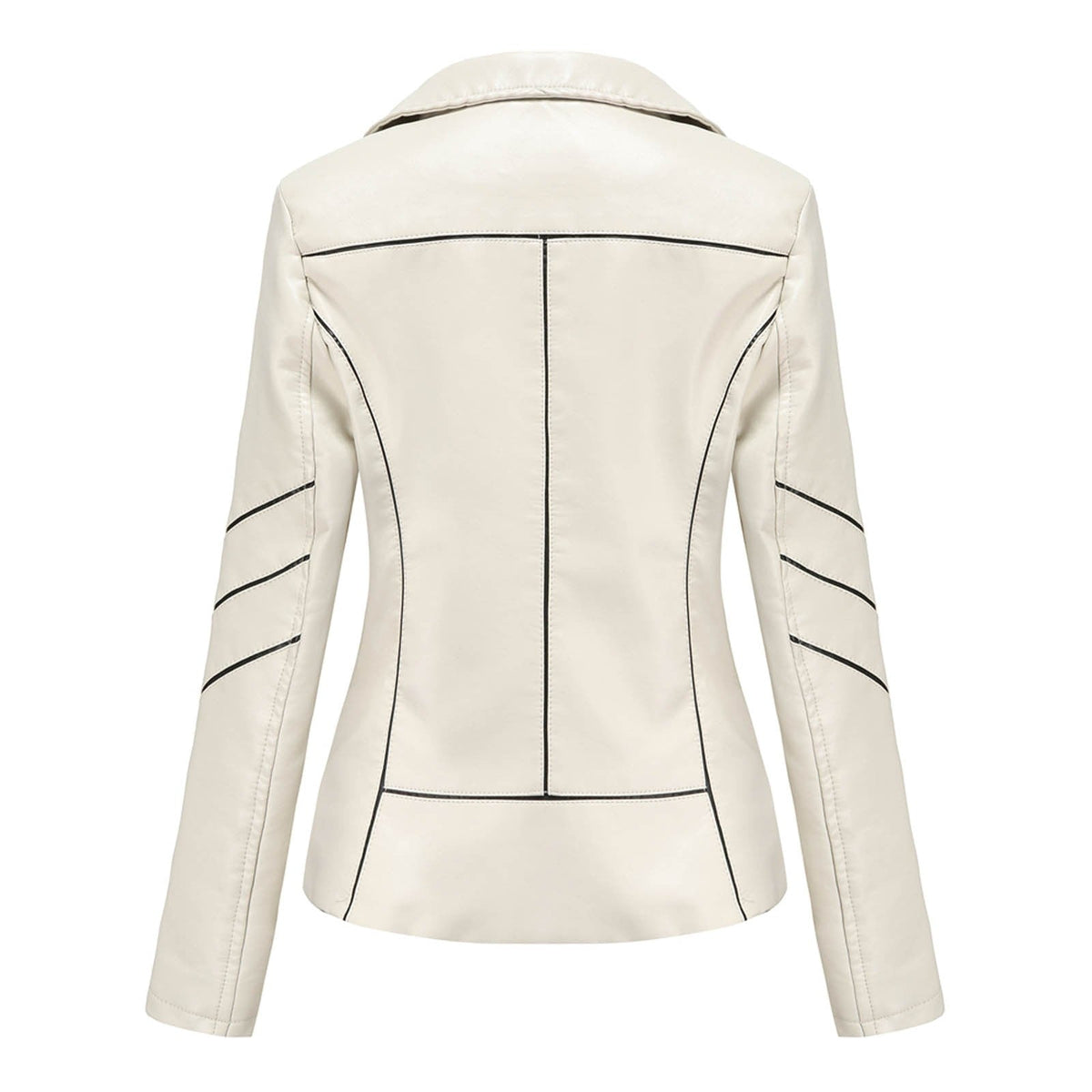 Lässiger Lederblazer
