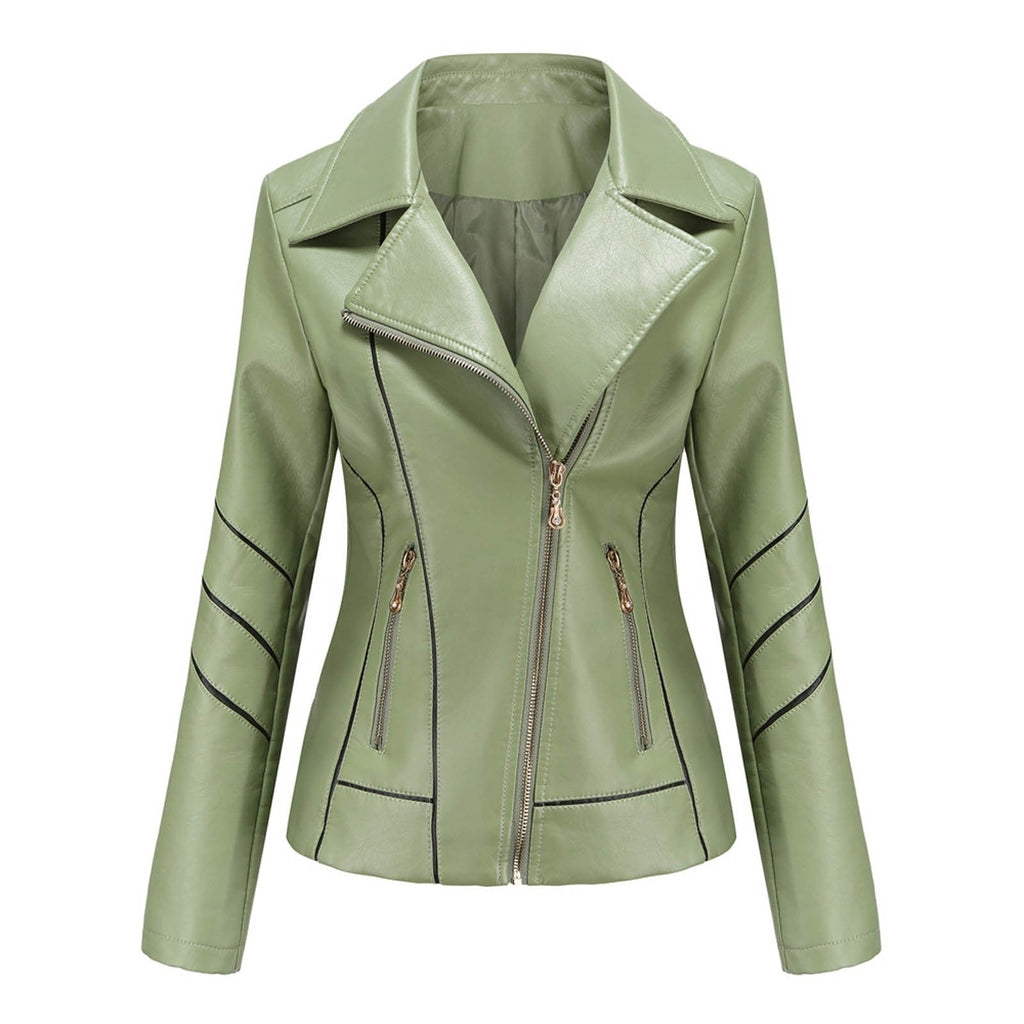 Lässiger Lederblazer