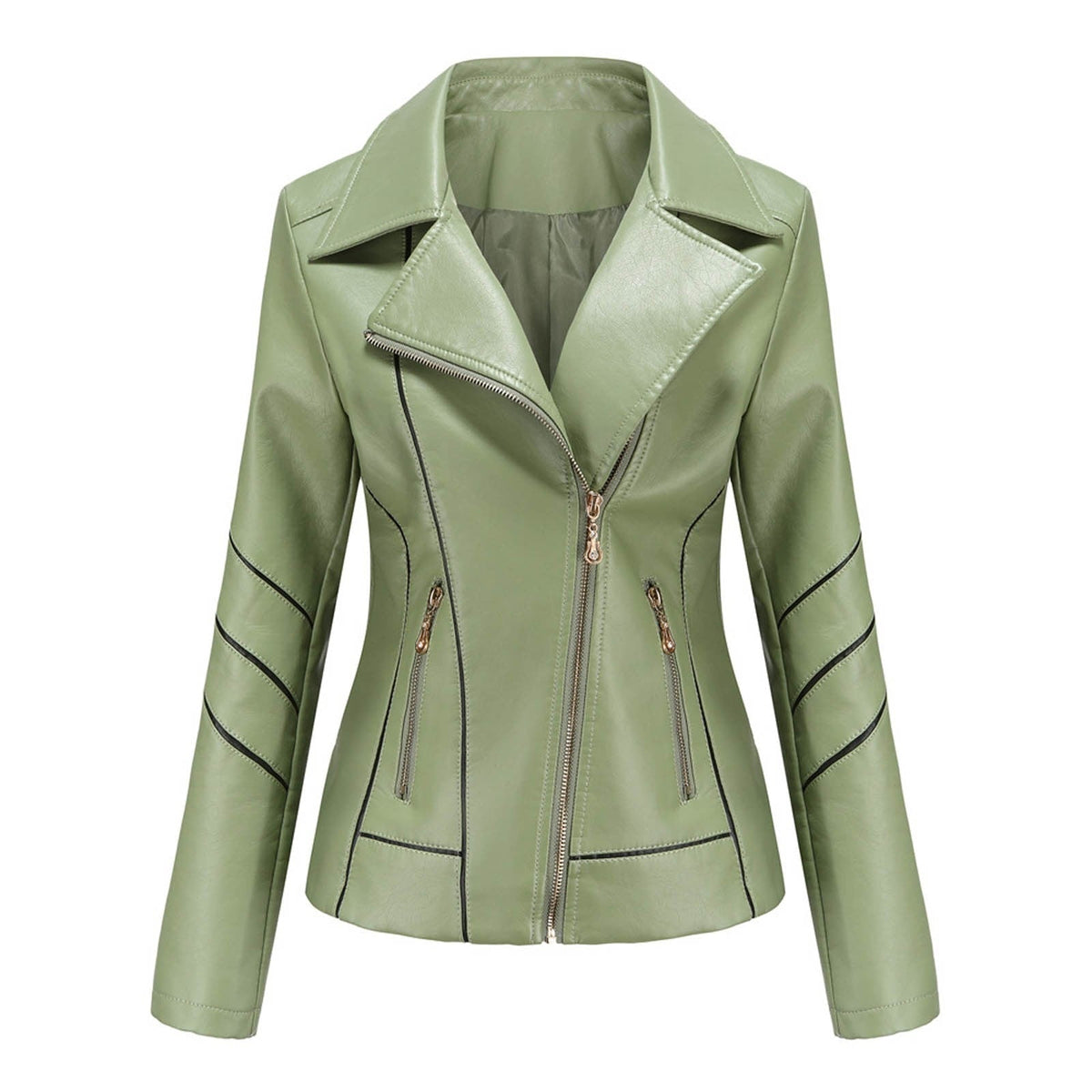 Lässiger Lederblazer