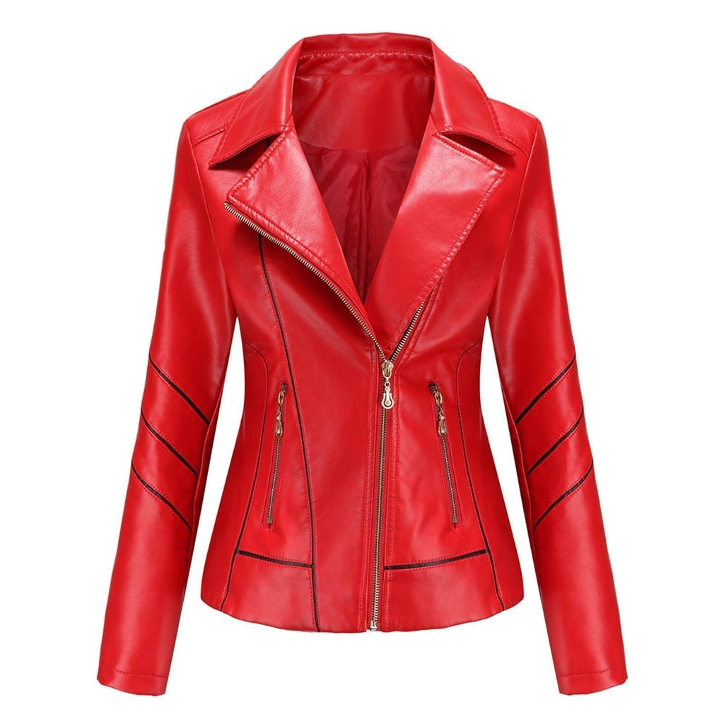 Lässiger Lederblazer