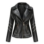 Lässiger Lederblazer