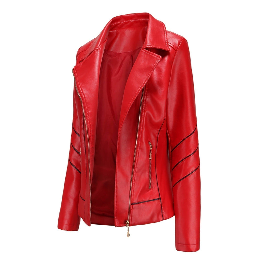 Lässiger Lederblazer