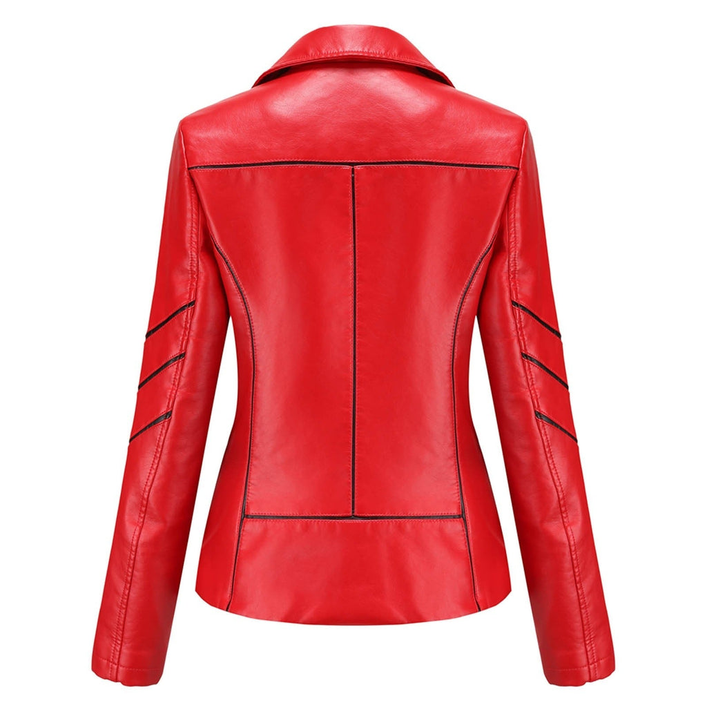 Lässiger Lederblazer