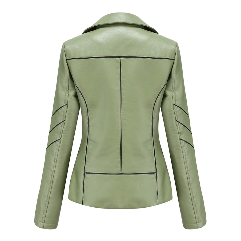 Lässiger Lederblazer