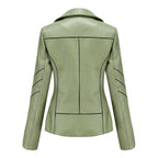 Lässiger Lederblazer
