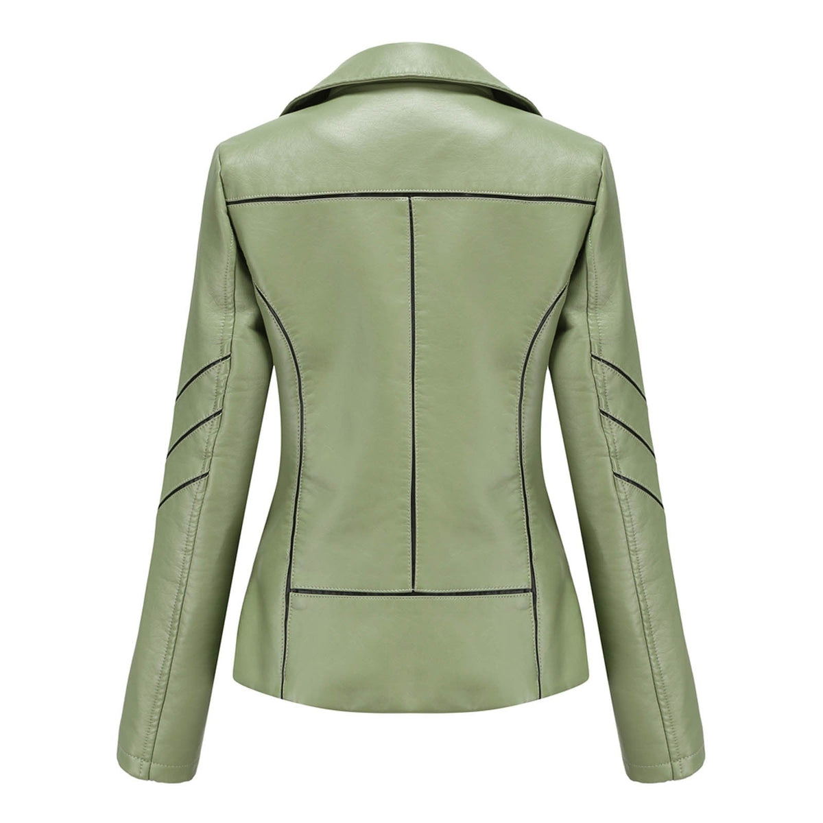 Lässiger Lederblazer