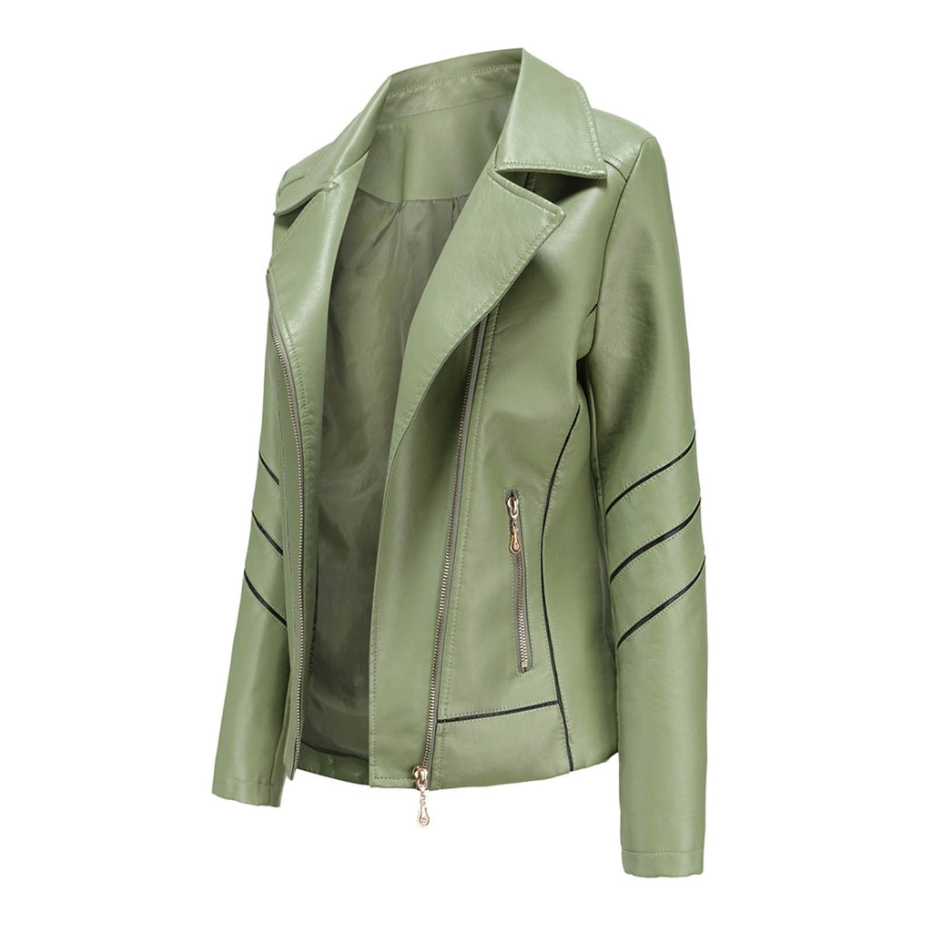 Lässiger Lederblazer