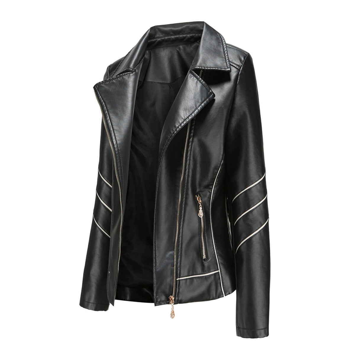 Lässiger Lederblazer